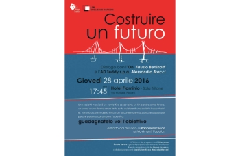 Costruire il futuro, incontro pubblico giovedì 28 aprile all'Hotel Flaminio