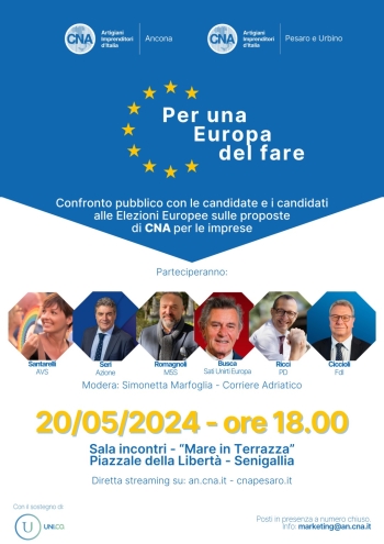 Europee, faccia a faccia tra i candidati marchigiani