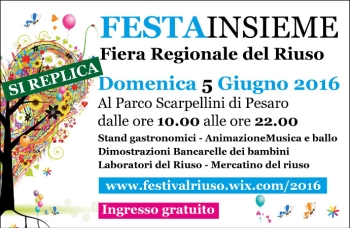 Fiera Regionale del Riuso si replica sabato e domenica al Parco Scarpellini di Pesaro