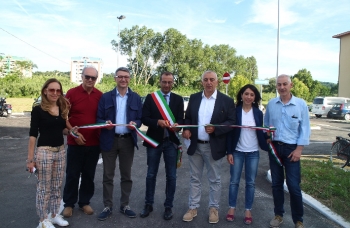 Ricci e Belloni inaugurano il parcheggio della Celletta