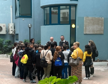 Studenti in visita al Comando Provinciale Carabinieri di Pesaro Urbino