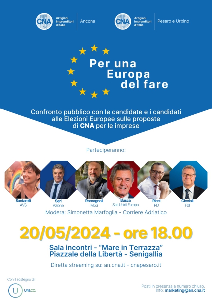 Europee, faccia a faccia tra i candidati marchigiani