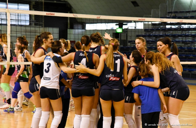 Volley Pesaro, contro Trevi la vittoria del gruppo